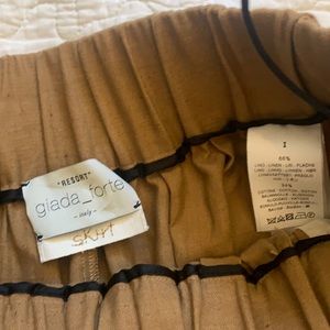 Giada Forte paperbag skirt